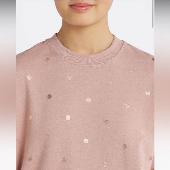XS THREADS 4 THOUGHT Naia Metallic Dot Knit Top - Pink - Picture 4 of 10